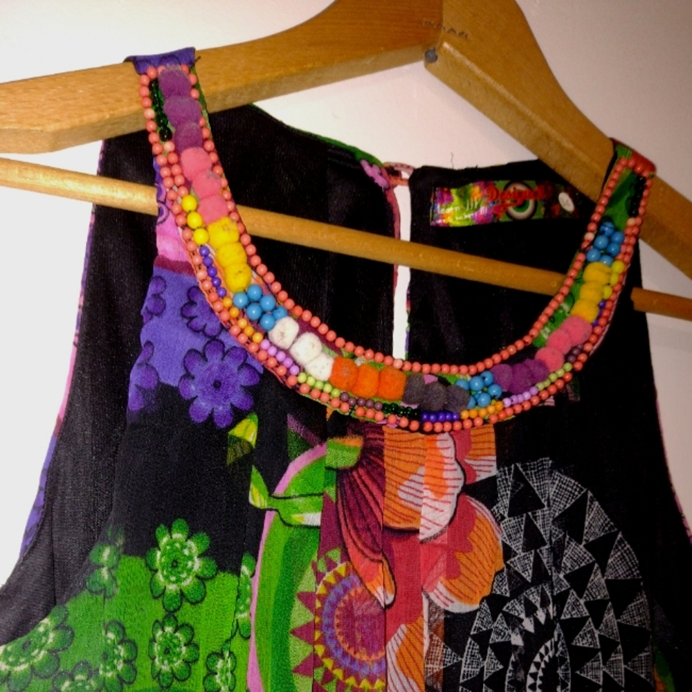Desigual Short Dress Multicolored Size S/34